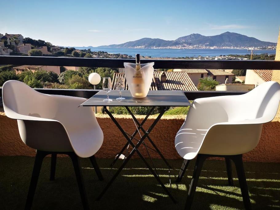 Porticcio : Magnifique T2 Piscine Vue Mer Grosseto-Prugna Exteriör bild